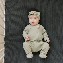 Load image into Gallery viewer, Sage Organic Cotton Ribbed Head Wrap