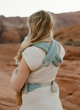 Load image into Gallery viewer, Monroe x Coco Bloom – Neutral Cotton Baby Carrier (7–35 lbs)