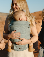 Load image into Gallery viewer, Monroe x Coco Bloom – Neutral Cotton Baby Carrier (7–35 lbs)