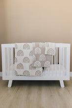 Load image into Gallery viewer, Taupe Rainbow Plush Blanket