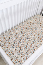 Load image into Gallery viewer, Harvest Floral Muslin Crib Sheet
