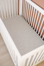 Load image into Gallery viewer, Desert Sage Muslin Crib Sheet
