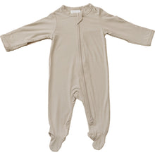 Load image into Gallery viewer, Oatmeal Bamboo Footed Zipper
