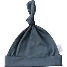 Load image into Gallery viewer, Charcoal Bamboo Newborn Knot Hat
