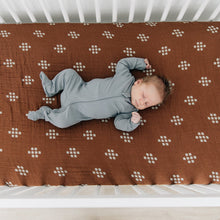 Load image into Gallery viewer, Chestnut Textiles Muslin Crib Sheet
