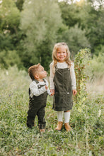 Load image into Gallery viewer, Green Corduroy Dress
