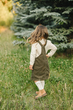 Load image into Gallery viewer, Green Corduroy Dress
