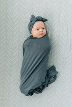 Load image into Gallery viewer, Charcoal Bamboo Head Wrap
