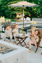 Load image into Gallery viewer, Light Green Checkered Bamboo Cozy Set

