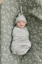 Load image into Gallery viewer, Sage Bamboo Newborn Knot Hat
