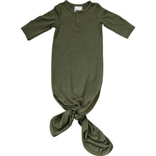 Load image into Gallery viewer, Olive Bamboo Knot Gown
