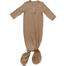 Load image into Gallery viewer, Latte Ribbed Bamboo Knot Gown
