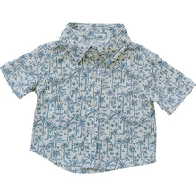 Load image into Gallery viewer, Palm Tree Linen Button Up Shirt

