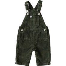 Load image into Gallery viewer, Green Corduroy Overalls
