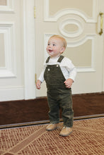 Load image into Gallery viewer, Green Corduroy Overalls
