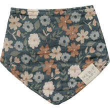 Load image into Gallery viewer, Midnight Floral Muslin Bib
