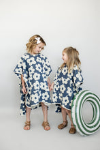 Load image into Gallery viewer, Floral Organic Cotton Beach Poncho
