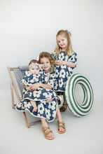 Load image into Gallery viewer, Floral Organic Cotton Beach Poncho

