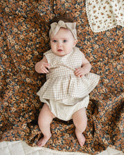 Load image into Gallery viewer, Oatmeal Gingham Peplum Set
