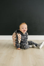 Load image into Gallery viewer, Rust Wavy Checkered Mini Backpack
