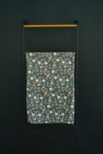 Load image into Gallery viewer, Midnight Floral Muslin Swaddle Blanket
