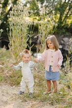 Load image into Gallery viewer, Grey Knit Overalls
