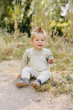 Load image into Gallery viewer, Grey Knit Overalls
