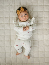 Load image into Gallery viewer, Cherry Ruffle French Terry Set
