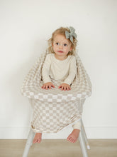 Load image into Gallery viewer, Taupe Checkered Bamboo Multi-Use Cover
