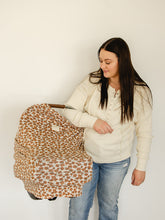 Load image into Gallery viewer, Cream Magnolia Bamboo Multi-Use Cover
