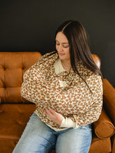 Load image into Gallery viewer, Cream Magnolia Bamboo Multi-Use Cover
