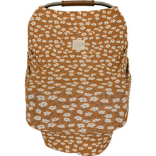 Load image into Gallery viewer, Mustard Floral Bamboo Multi-Use Cover
