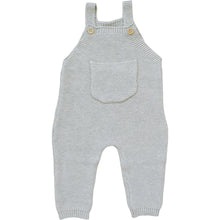 Load image into Gallery viewer, Grey Knit Overalls
