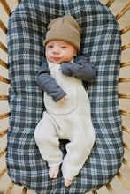 Load image into Gallery viewer, Grey Knit Overalls
