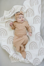 Load image into Gallery viewer, Latte Ribbed Bamboo Knot Gown

