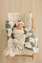 Load image into Gallery viewer, Green Checkered Plush Blanket
