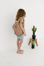 Load image into Gallery viewer, Mustard Floral Mini Backpack
